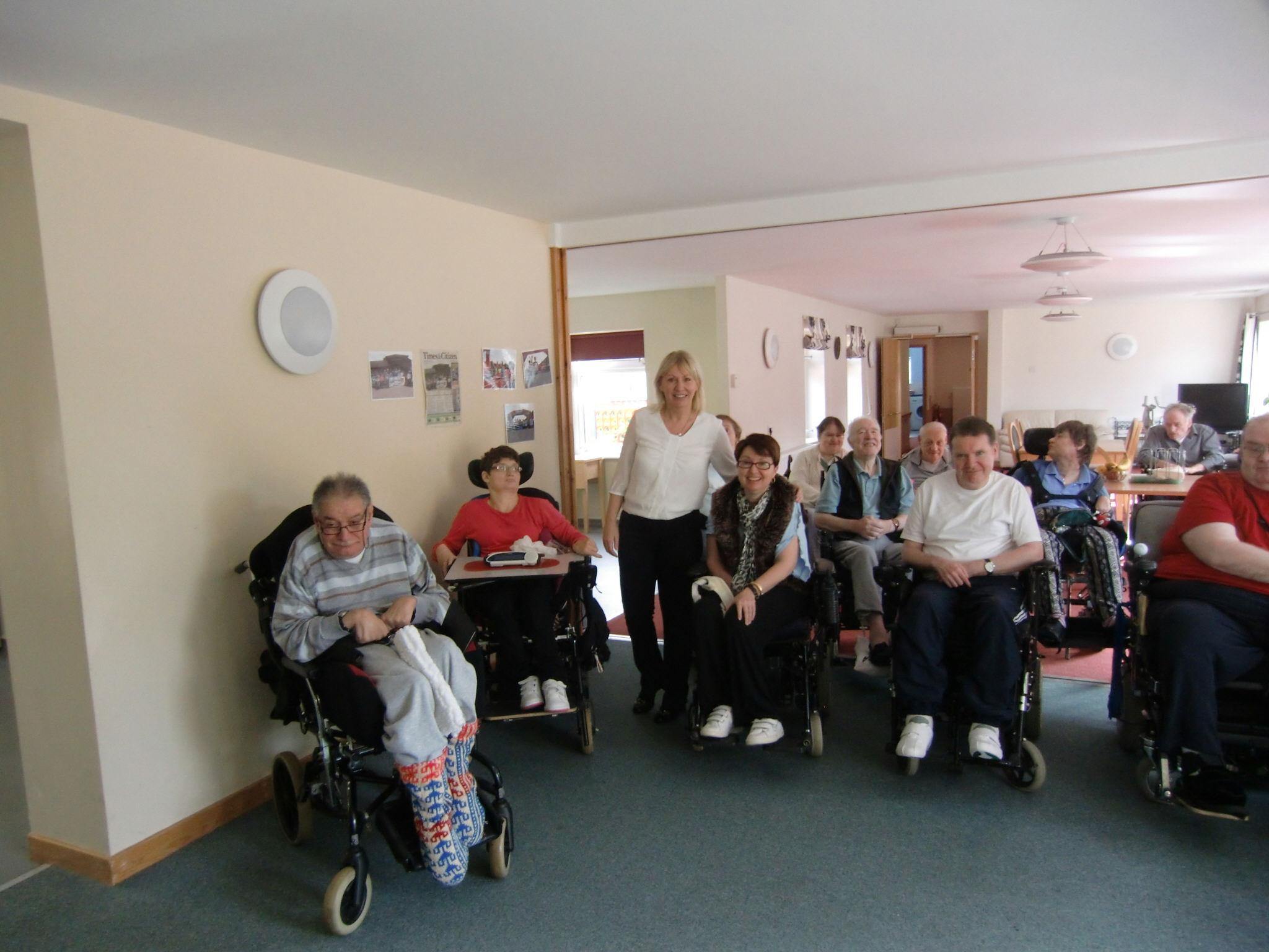 Today I visited Agate House which is a Leonard Cheshire Home in